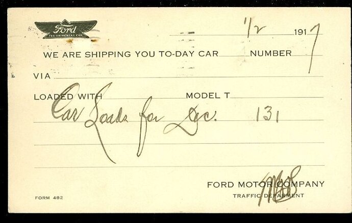 1917 FORD delivery card.JPG