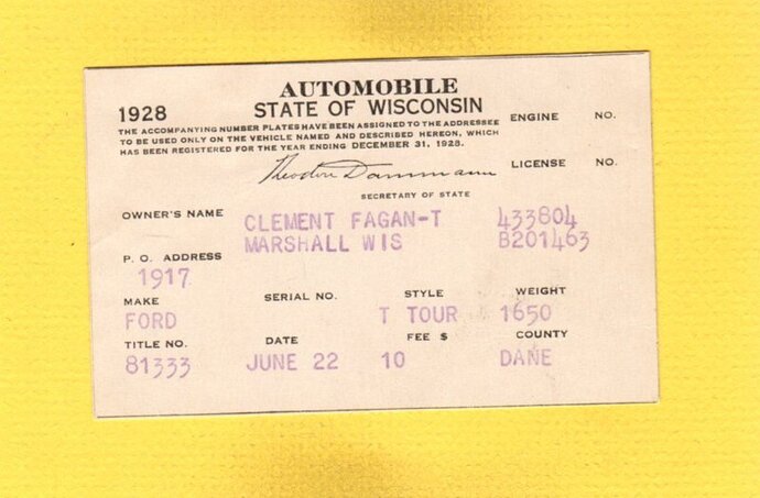 1928 Wiscosin Registration.jpg