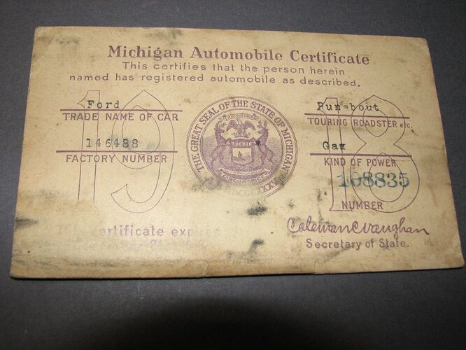 1918 Michigan registration.JPG