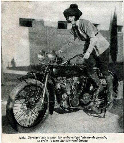 1921 Mabel on bike from Bruce Long.jpg