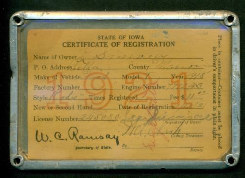 1915 Iowa Registration.JPG